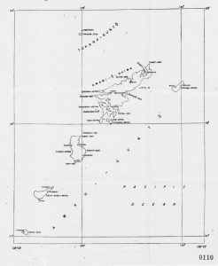 [Image 12] Memorandum “Amami-shotō henkan kei’i” [Chronology on the reversion of the Amami Islands] (January 1954, Asia Bureau, Section 5) (Ref. B22010161900、Image 59)