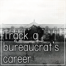 Track a bureaucrat's career