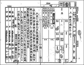 * Click to Enlarge　[Image 1] Title : Officers' stationing abroad (1st-2nd images)