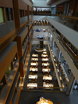 Inside of National Central Library