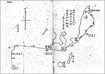 (8) 軍艦大和行動図