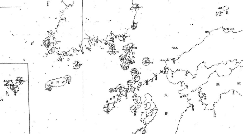【画像５】「佐世保鎮守府所管望楼図」（「第３編 通信／第４章 望楼」Ref C05110109900、22画像目拡大）